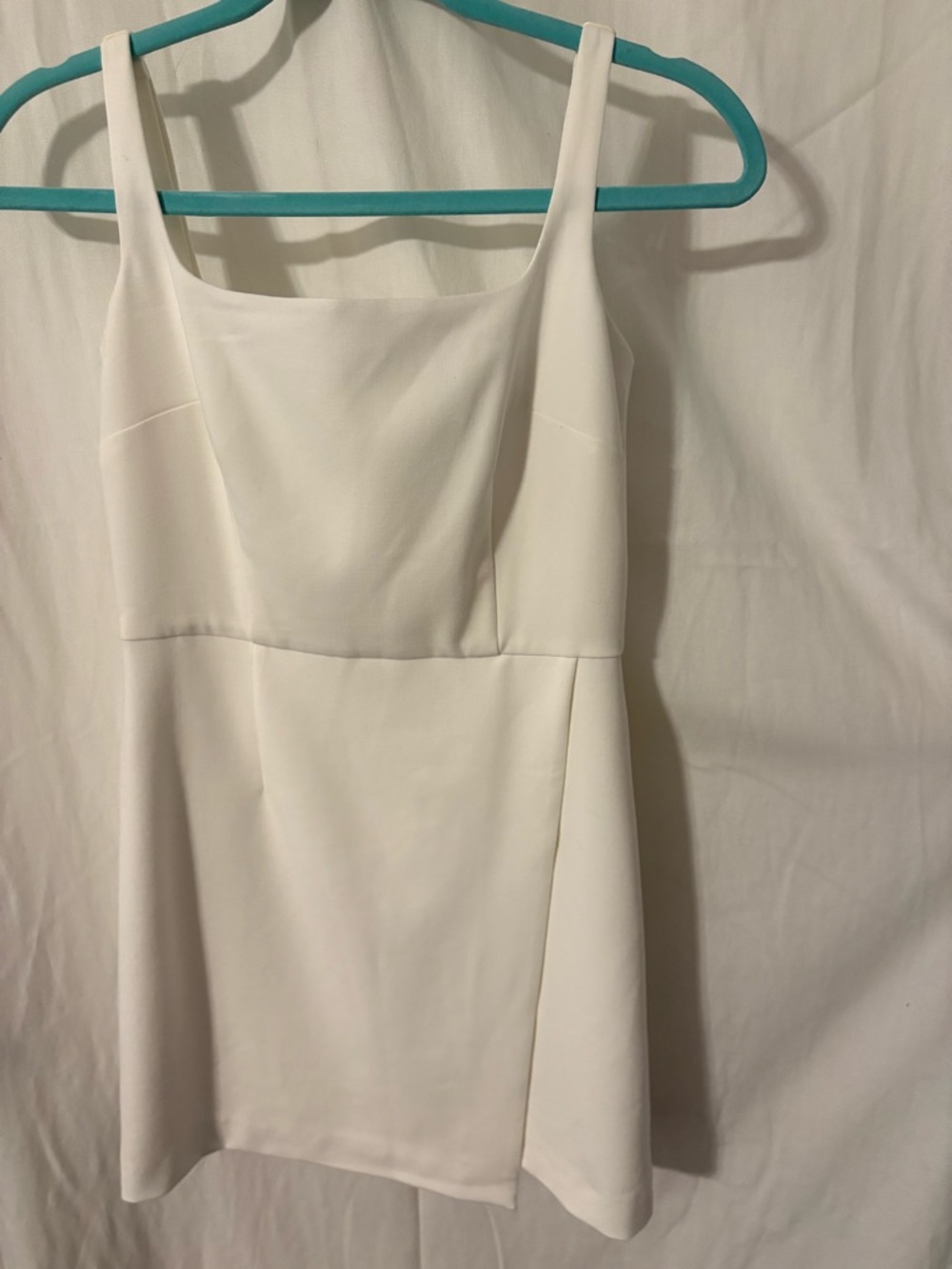 French Connection Off-White Wrap Style Mini Dress
